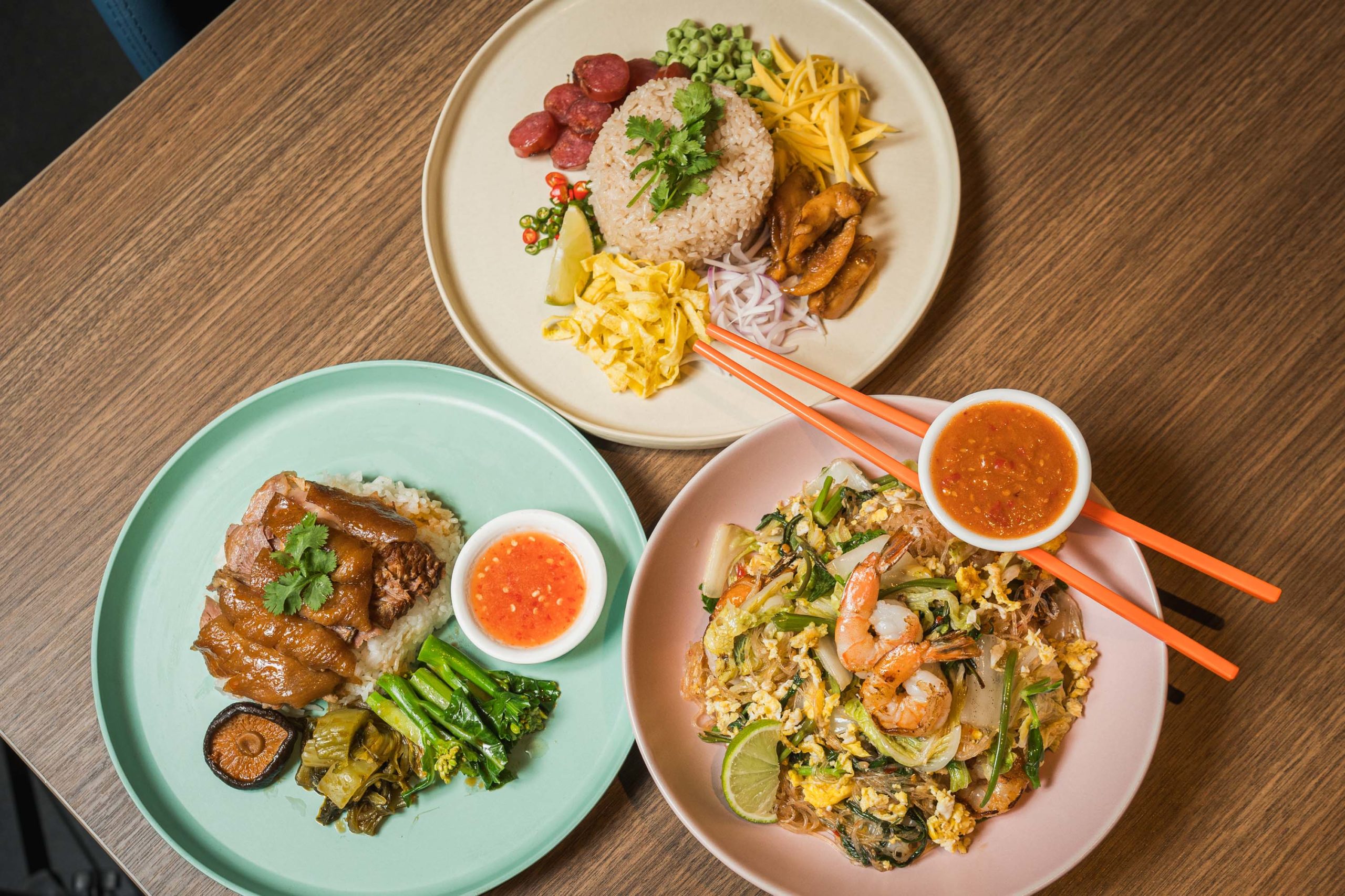 A selection of Thai dishes served at Toronto's Chaiyo