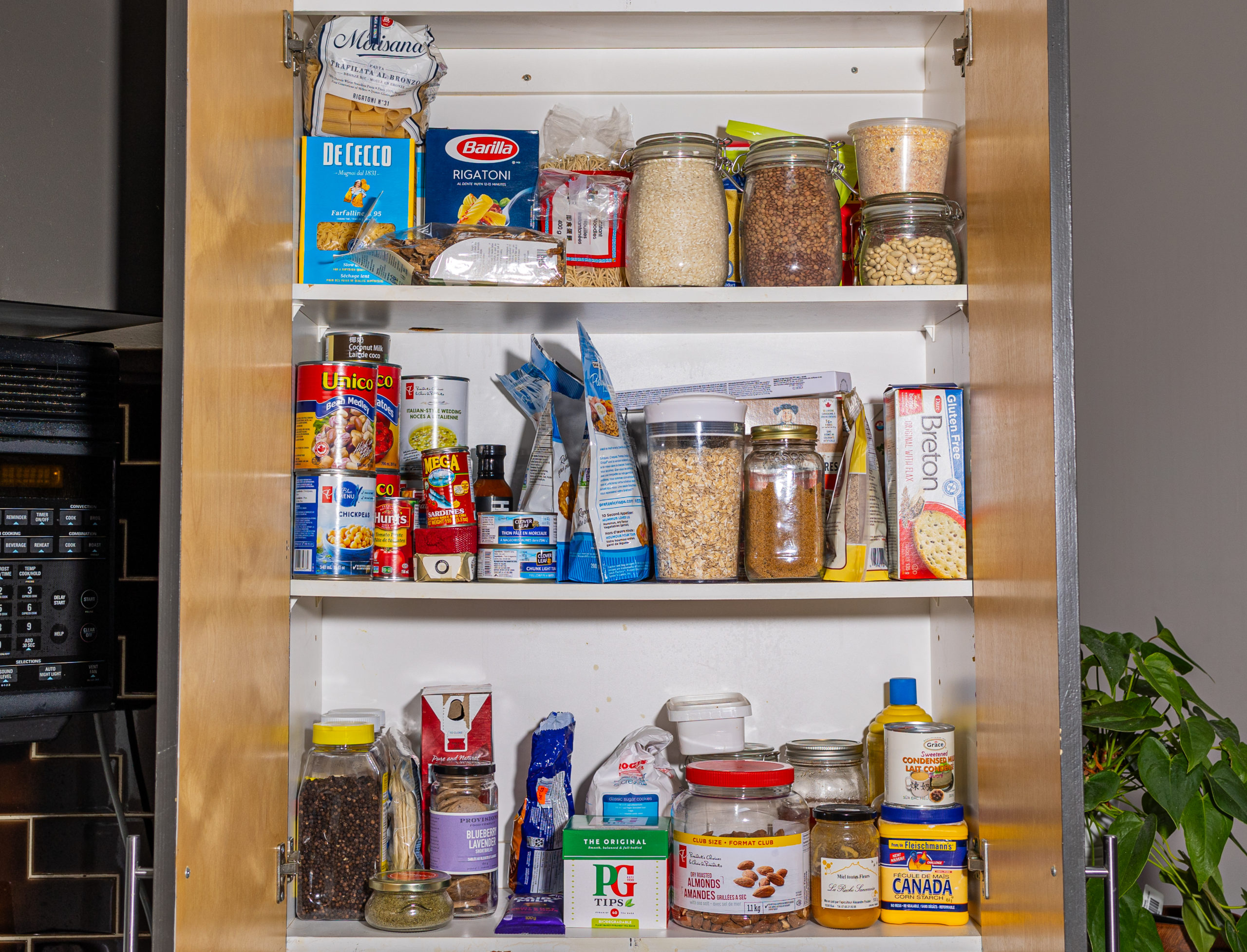 A peak inside the chef's pantry